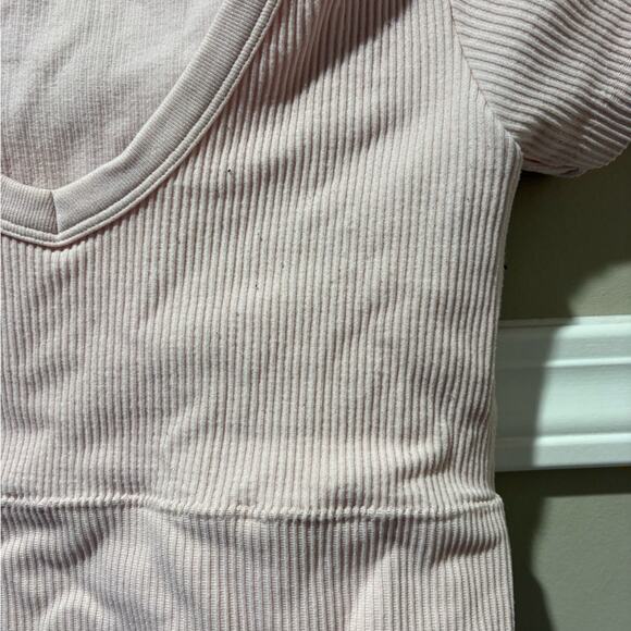 Garage Soft Cream Ribbed Top - Picture 3 of 4